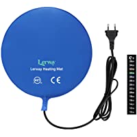 LERWAY Fermentación Almohadilla Térmica Impermeable- 12&quot-Met Certificado 25W Extraíble Hidropónico Cálido Alfombrilla…